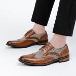 Туфли мужские низкие Uhk, черный/белый - фото 8