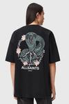 Футболка AllSaints Snakebite Short Sleeve Crew, черный - фото 3