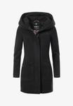 Пальто зимнее Marikoo с приподнятым воротником, черный - фото 2