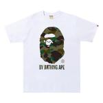 Футболка BAPE 1st Camo By Bathing Ape Tee 'White/Green', белый - фото