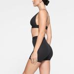 Шорты SKIMS Cotton Rib, черный - фото 3