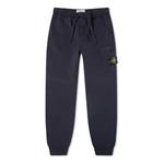 Брюки cotton fleece joggers 'navy' Stone Island, синий - фото