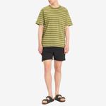 Футболка Holger с полосками на кармане Norse Projects, зеленый - фото 4