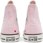 Кроссовки Converse Wmns Chuck Taylor All Star High Embroidered Hearts - Cherry Blossom, розовый - фото 6