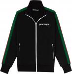Куртка Palm Angels College Track Jacket 'Black/White', черный - фото