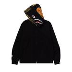 Худи BAPE 1st Shark Full Zip Hoodie, Black - фото 3