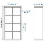 Стеллаж Ikea Kallax 77х147 см, белый - фото 3