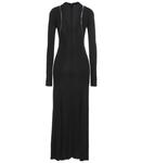 Платье макси Victoria Beckham, черный - фото 2