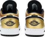 Кроссовки Air Jordan 1 Low GS Gold Toe, золотой - фото 6