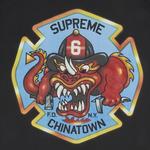 Футболка Supreme FDNY Engine 9 Tee 'Black', черный - фото 4