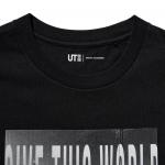 Футболка Uniqlo UT Peace For All (Kosuke Kawamura), черный - фото 6