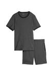 Пижамный комплект IUMAN Intimissimi Uomo KURZER BASIC SET, Dark Grey/Mottled Grey - фото 3