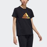 Футболка женская черная Adidas - фото 4