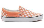 Кроссовки slip-on checkerboard slip-on sneakers orange/white Vans, оранжевый - фото 2