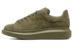 Кроссовки oversized sneaker 'moss green suede' Alexander Mcqueen, зеленый - фото 2