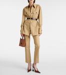 Мини-сумка-шоппер из кожи Saint Laurent, Fox - фото 5