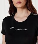 Футболка женская Ea7 Slim Fit, черный - фото 4