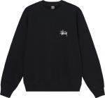 Толстовка Stussy Basic Crew 'Black', черный - фото
