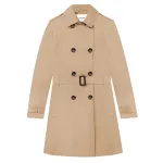 Тренч Stradivarius Kurzer, бежевый - фото