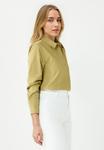 Блуза Jimmy Key Button-down blouse, Khaki - фото 4
