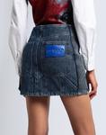 Джинсовая юбка Off, синий - фото 4