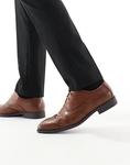 Туфли-броги на шнуровке в коричневом цвете ASOS DESIGN - фото 5