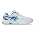 Кроссовки Gel Dedicate 8 Low Top Kids' Training ASICS, белый/синий - фото 2