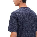 HERMES Футболка SS25 мужская deep sea blue - фото 6