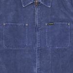 Рубашка Supreme Washed Corduroy Zip Up 'Blue', синий - фото 3