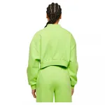 Свитер Urban Classics Cropped v neck, зеленый - фото 2