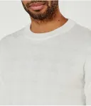 Свитер саргайл Loose fit Hugo, белый - фото 3