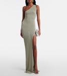 Асимметриное платье макси с драпировкой Aya Muse, Sage - фото 6