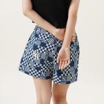 MLB Джинсовые шорты женские голубые - фото 7