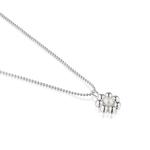 Колье Tous Sugar Party Flower, серебро/жемчуг - фото 3