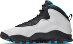 Кроссовки Air Jordan 10 Retro GS Powder Blue 2014, белый - фото 3