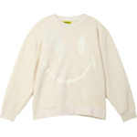 Толстовка Market Smiley Oversized Crewneck 'Cream', кремовый - фото