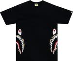 Футболка BAPE Sta Camo Side Shark Tee 'Black/Yellow', черный - фото 2