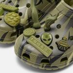 Сабо Crocs Classic x CLOT Unisex, зеленый - фото 4