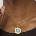 Подвеска Tous Nattfall, вермель/халцедон - фото 8