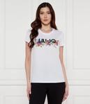 Футболка женская Liu Jo Regular Fit с принтом, белый - фото