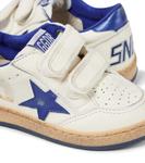 Кожаные кроссовки ball star Golden Goose, синий - фото 4