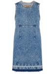 MOSCHINO JEANS джинсовое платье мини, синий - фото