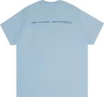 Футболка Supreme Warning Tee 'Dusty Blue', синий - фото 3