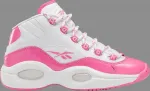 Кроссовки question mid big kid 'atomic pink' Reebok, розовый - фото