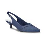 Туфли Easy Street Vivid Pump, Navy Satin - фото