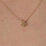 Колье с подвеской Tous Good Vibes Clover, золото/бриллианты - фото 5