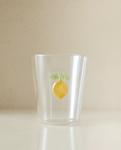 Стакан Zara Home Borosilicate Fruit, 400 мл, желтый - фото 6