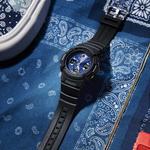 Часы Casio G-Shock Analog-Digital, арт. AWG-M100SBP-1APR, черный/синий - фото 3