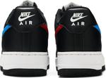 Кроссовки Nike Air Force 1 '07 'Mismatch Swooshes - Black', черный - фото 7