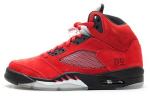 Jordan 5 Retro Dmp Raging Bull Red Suede - фото